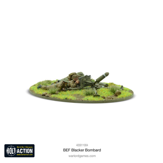 British blacker bombard (spigot mortar) (Blister)