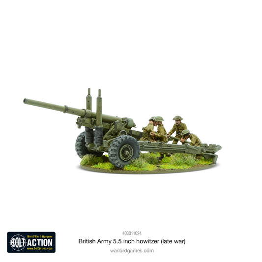 British Army 5.5 inch Howitzer (Late War) (Blister)