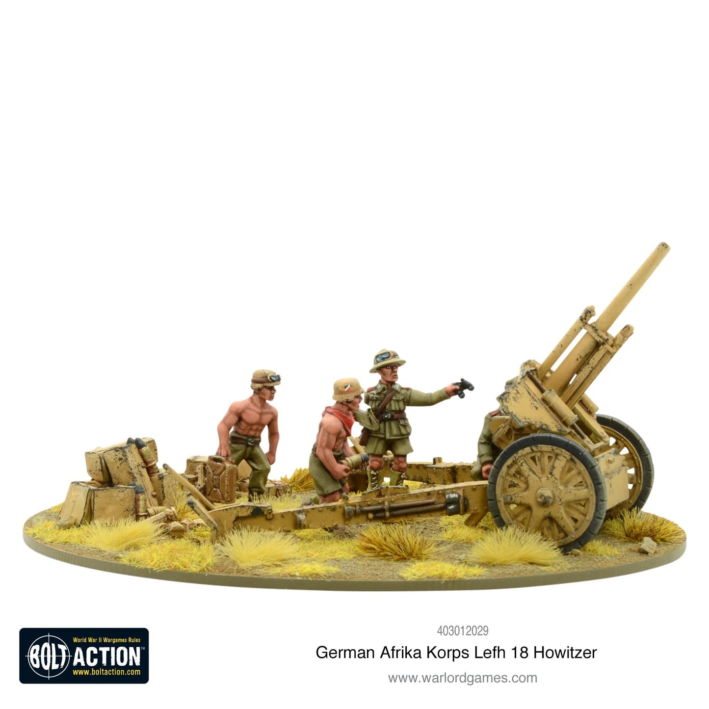 Afrika Korps leFH 18 10.5cm Howitzer (1939-42)