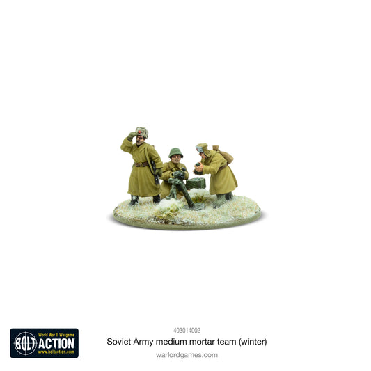 Soviet 82mm Mortar Team (Winter) (Blister)