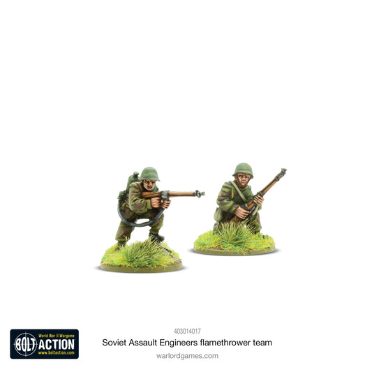 Soviet Assault Engineers flamethrower team (Blister)