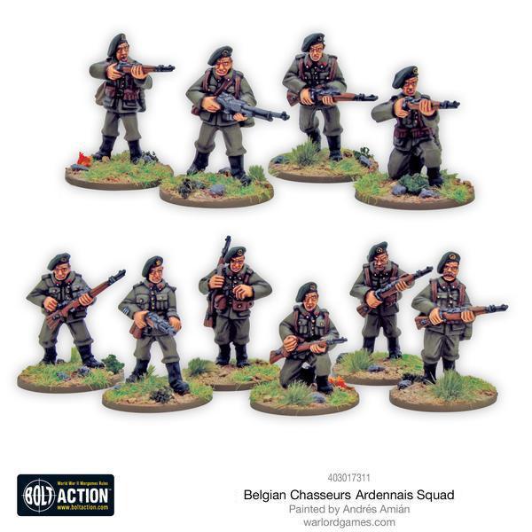 Belgian Chasseurs Ardennais squad (Blister)