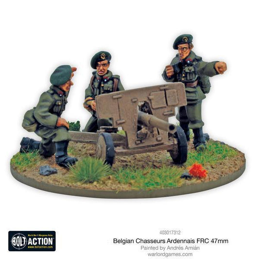 Belgian Chasseurs Ardennais anti-tank rifle team (Blister)