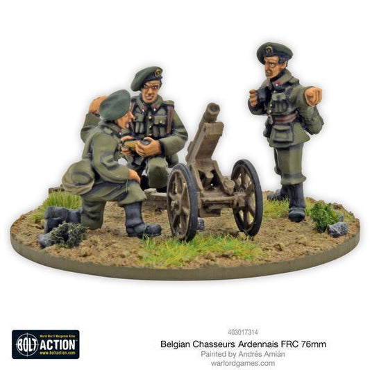 Belgian Chasseurs Ardennais  FRC 76mm infantry gun (Blister)