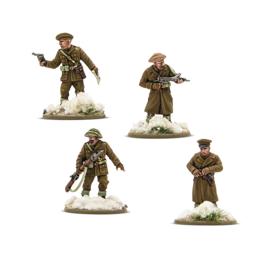 British & Canadian Infantry (Winter) Platoon Commanders (Pre-Order)