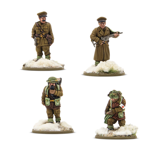 British & Canadian Infantry (Winter) HQ (Pre-Order)