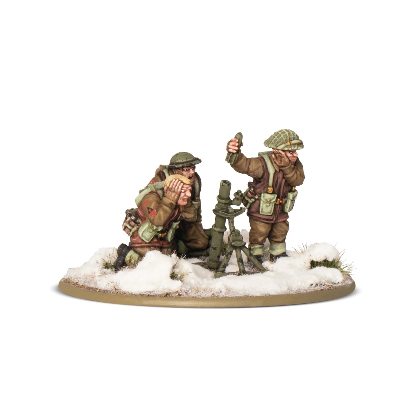 British & Canadian Infantry (Winter) Medium Mortar Team (Pre-Order)