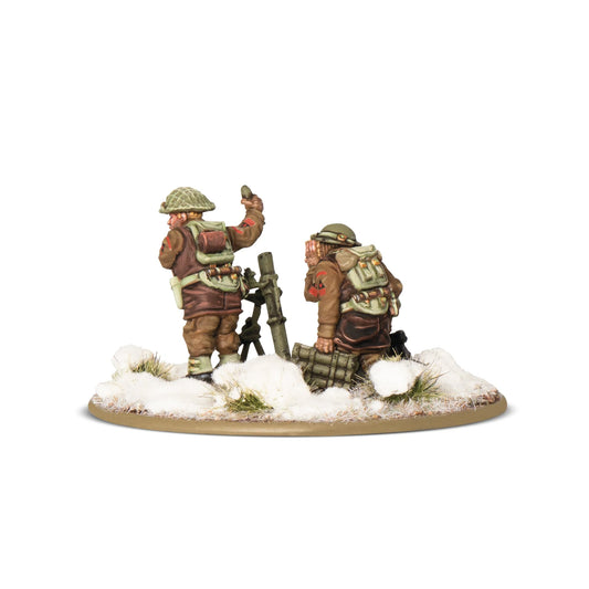 British & Canadian Infantry (Winter) Medium Mortar Team (Pre-Order)