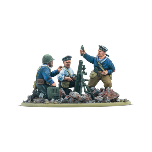 Soviet Naval Brigade medium mortar team (Pre-Order)