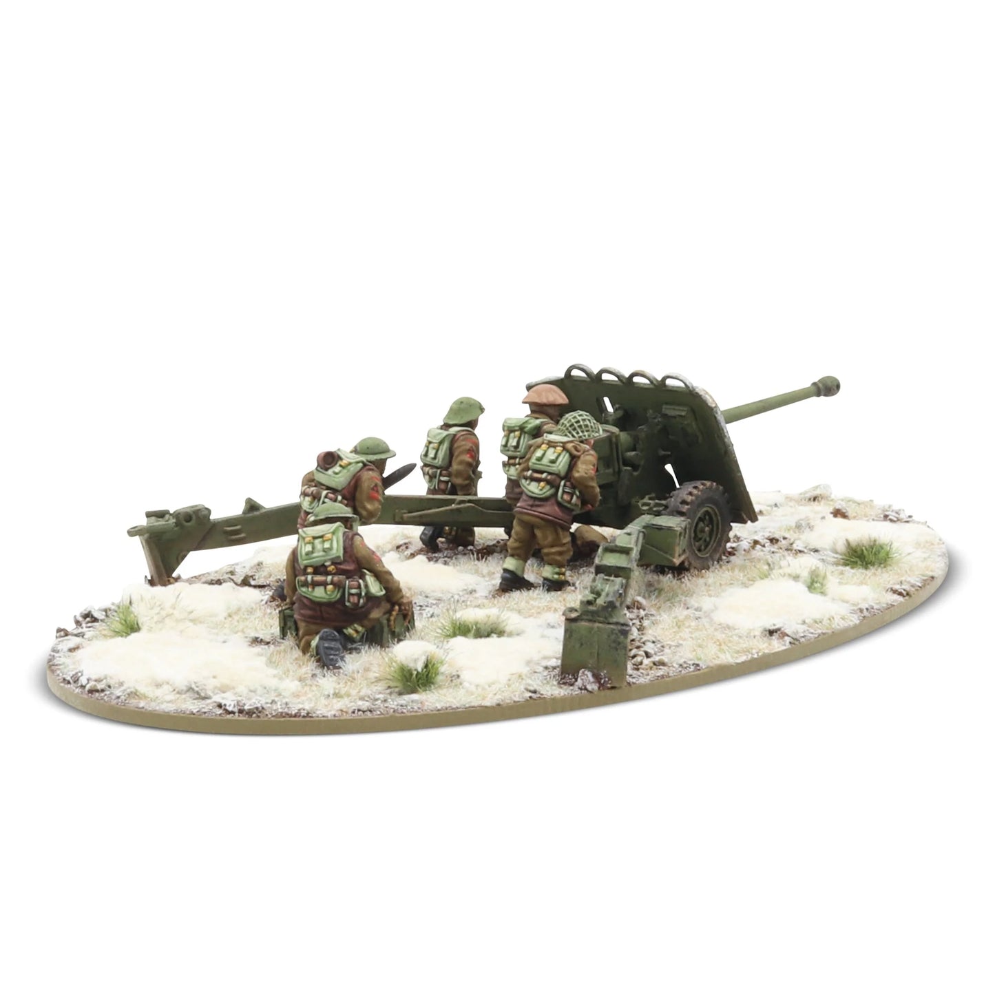 17 pdr anti-tank gun with British infantry (winter) crew (Pre-Order)