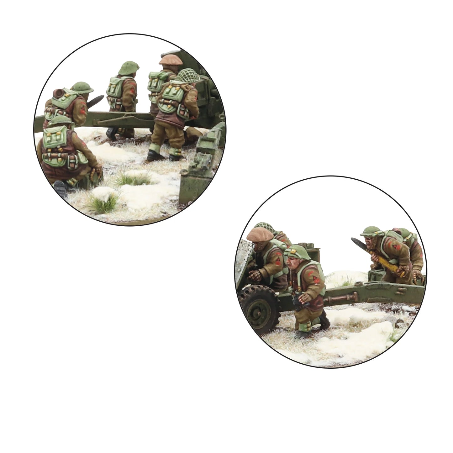 17 pdr anti-tank gun with British infantry (winter) crew (Pre-Order)