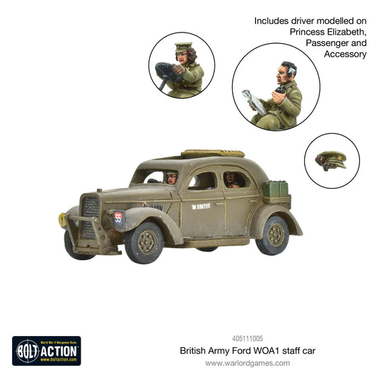 British Army Ford WOA1 staff car (Pack)