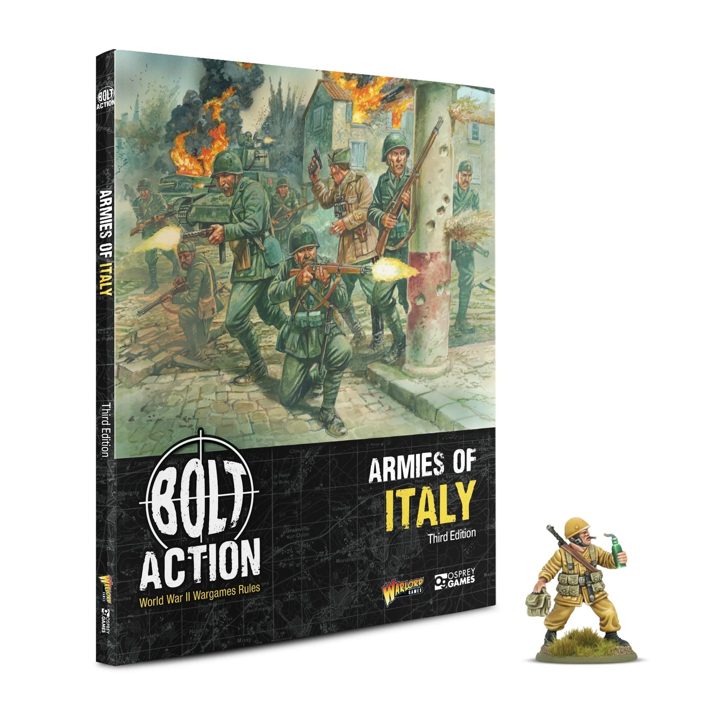 Armies of Italy with 'Desert Lightning' book miniature (Pre-Order late April/early May)