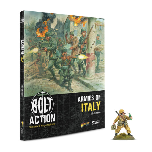 Armies of Italy with 'Desert Lightning' book miniature (Pre-Order late April/early May)