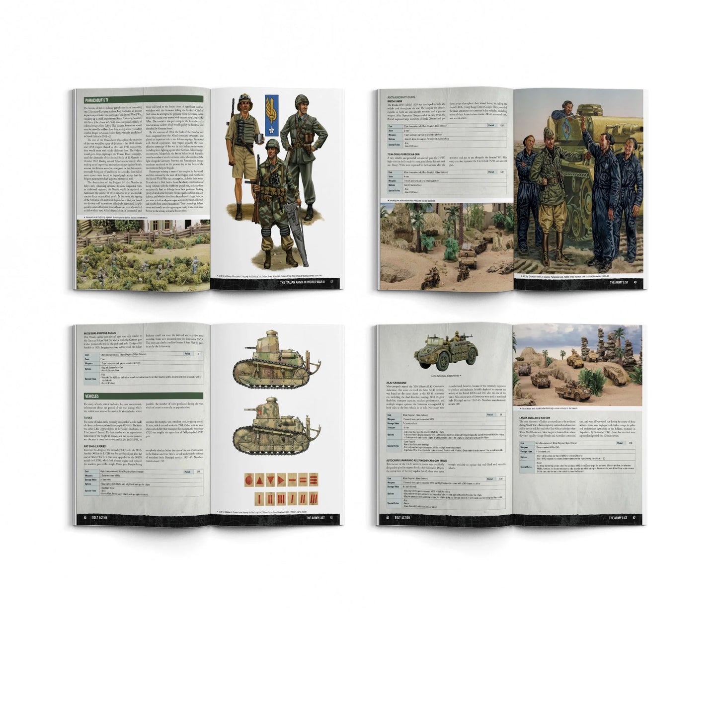 Armies of Italy with 'Desert Lightning' book miniature (Pre-Order late April/early May)