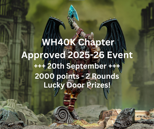 TCC: WH40K Chapter Approved 2025-26 Event (Saturday 20th September)