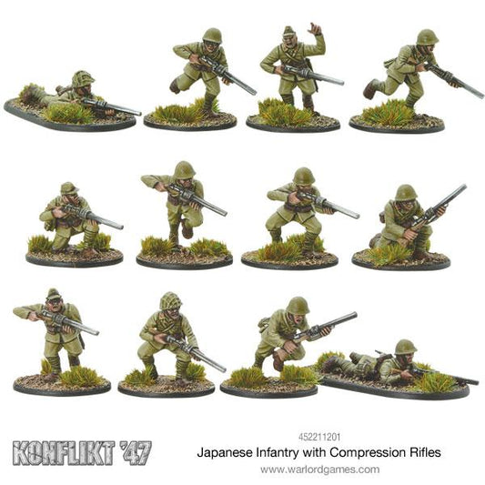 Japanese Infantry with Compression Rifles (Special Order)