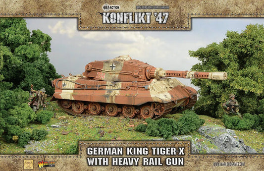 King Tiger-X with heavy rail gun (Special Order)