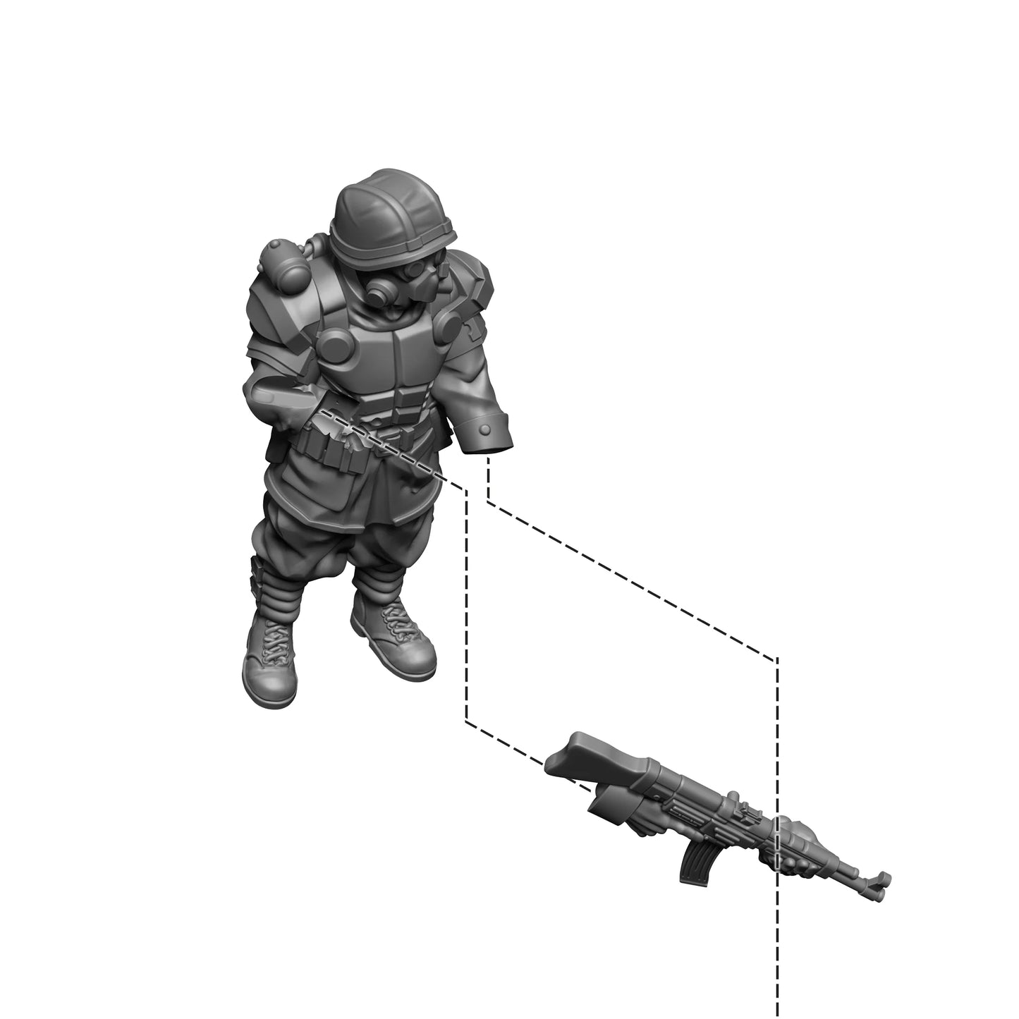 Konflikt '47 Totenrotte platoon commander & bodyguard (Pre-Order)