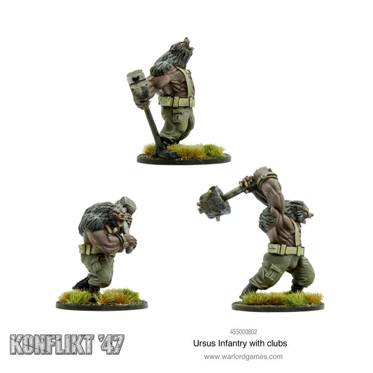 Ursus Infantry with clubs (Special Order)