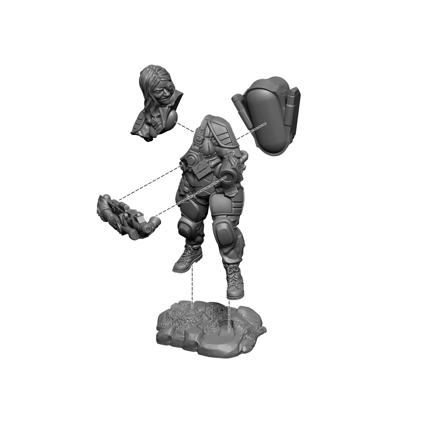 Konflikt '47: Festung Europa & 'Operation Touchdown' book miniature (Pre-Order)