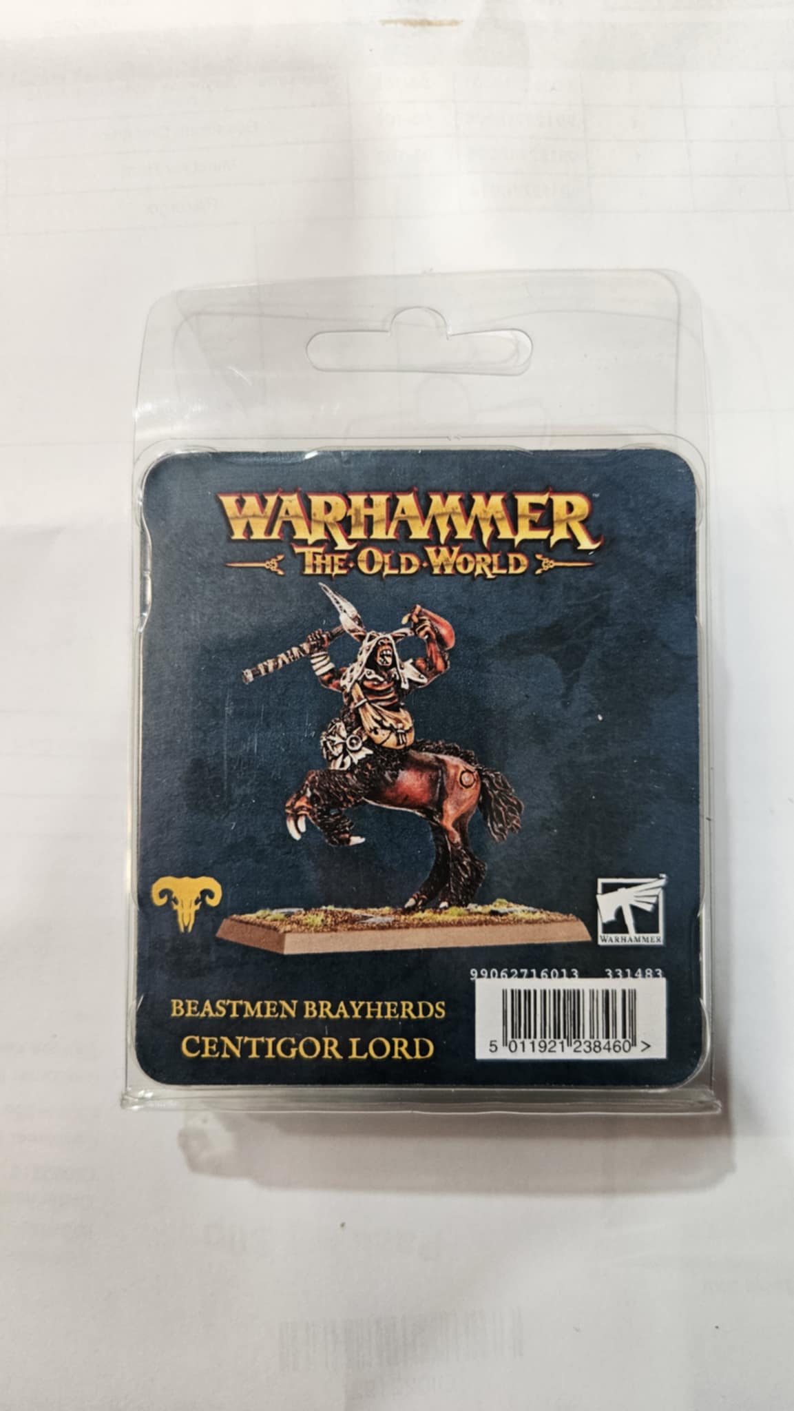 Beastman Brayherds – Wargor Battle Standard Bearer Beastman Brayherds – Wargor Battle Standard Bearer