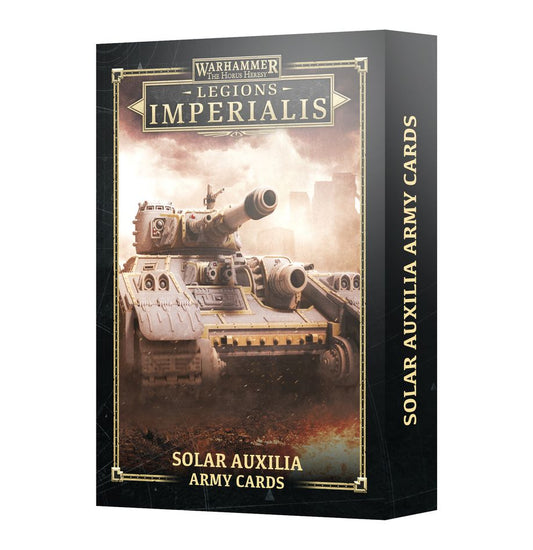 Legiones Imperialis: Solar Auxilia Army Cards (Pre-Order 9/12/23)