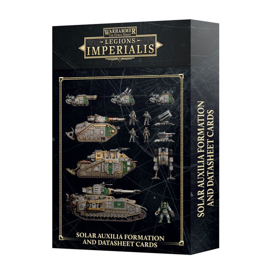 Solar Auxilia Formation and Datasheet Cards (Pre-Order 06/9/25)