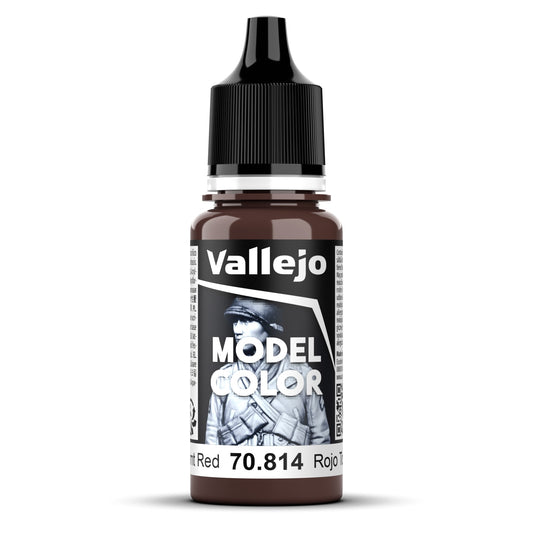 Vallejo Model Colour -163 Burnt Red 18ml