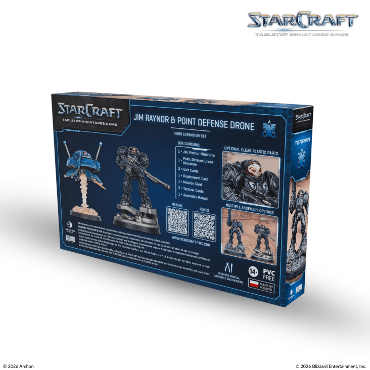 StarCraft® Jim Raynor & Point Defense Drone (Pre-Order July 2026)