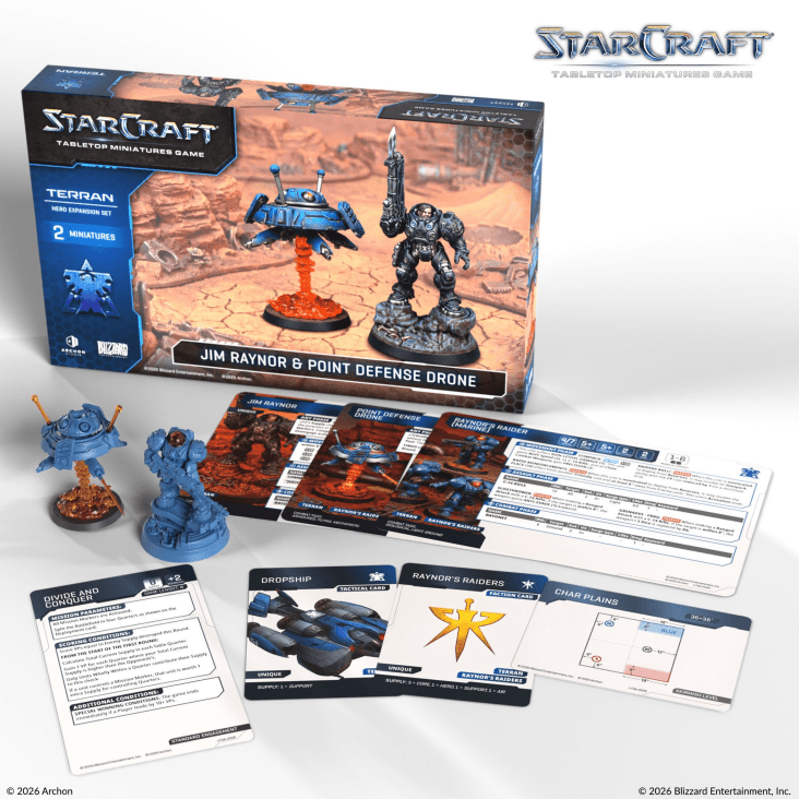 StarCraft® Jim Raynor & Point Defense Drone (Pre-Order July 2026)