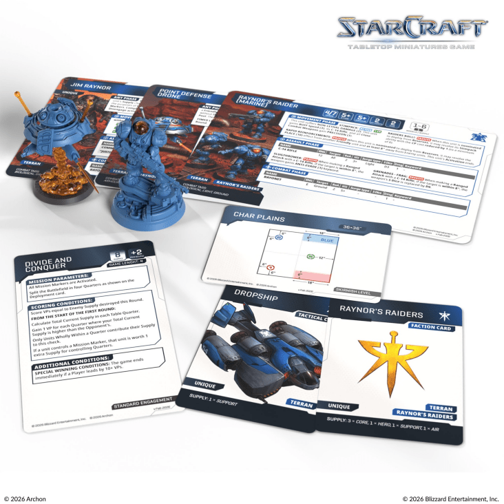 StarCraft® Jim Raynor & Point Defense Drone (Pre-Order July 2026)