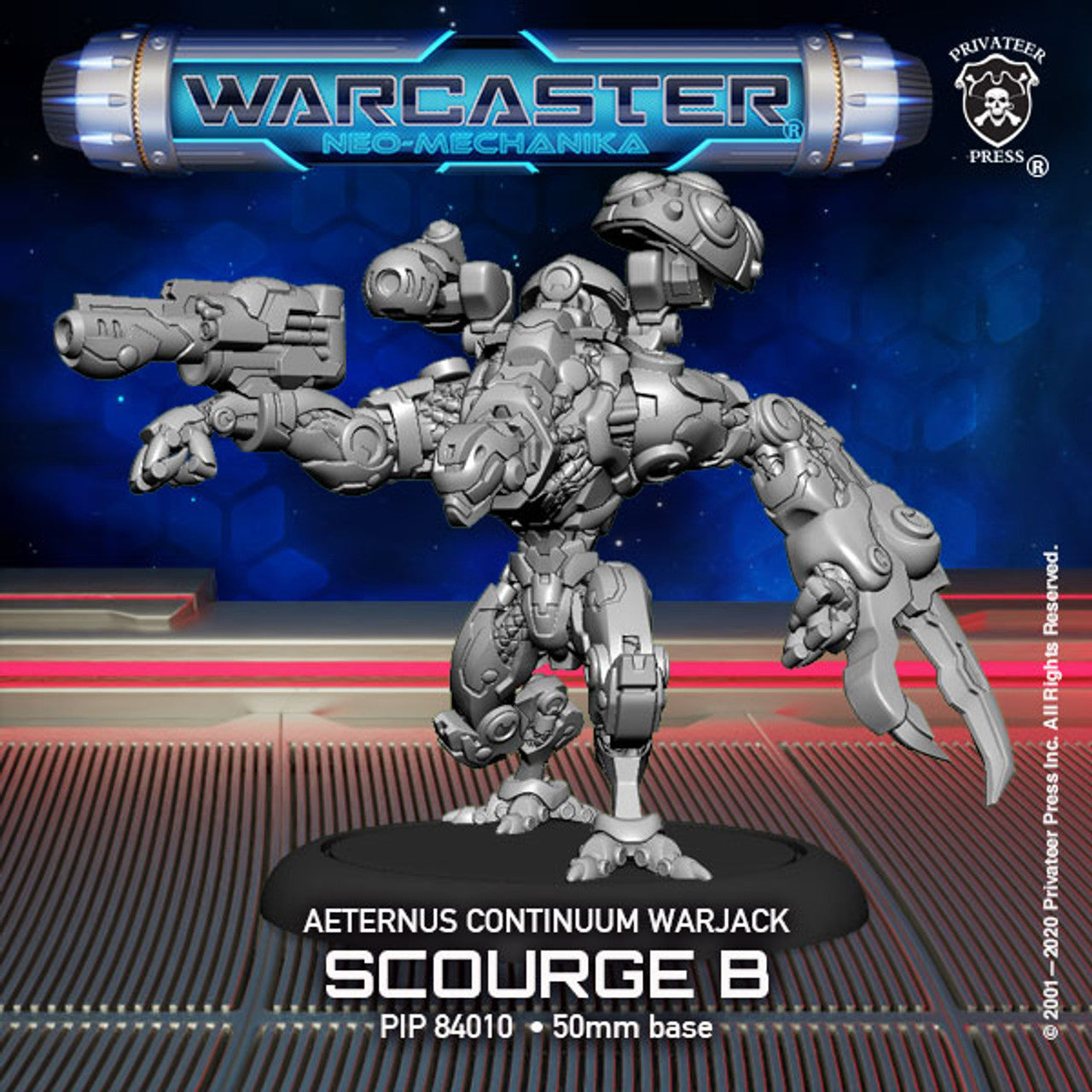 Privateer Press Warcaster Neo-Mechanika Scourge A – Aeternus Continuum ...