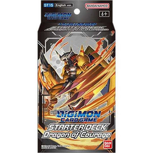 Digimon Card Game Starter Deck Display Dragon of Courage (ST15)