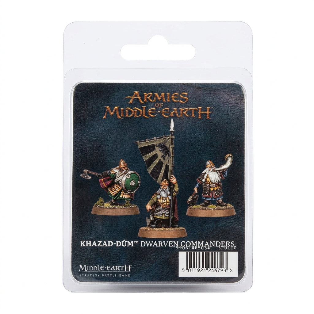 Khazad-dum Dwarven Commanders (blister)