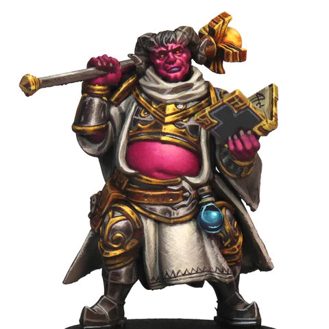 Tiefling Cleric Male D&D Miniature