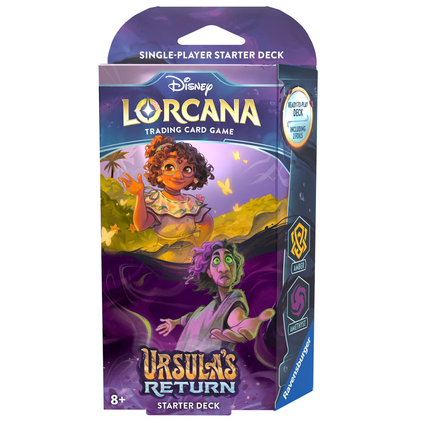 Disney Lorcana TCG: Ursula's Return Starter Deck Amber/Amethyst (Pre Order July 13th)