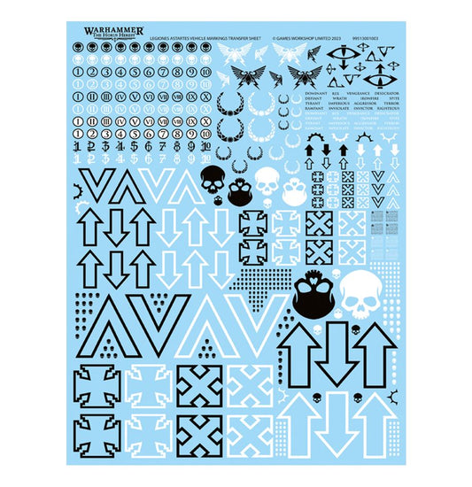 Legiones Astartes Vehicle Markings Transfer Sheet