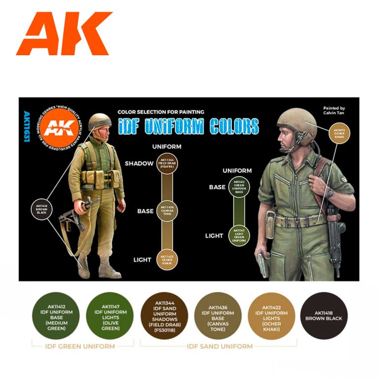IDF Uniform Colors 3G