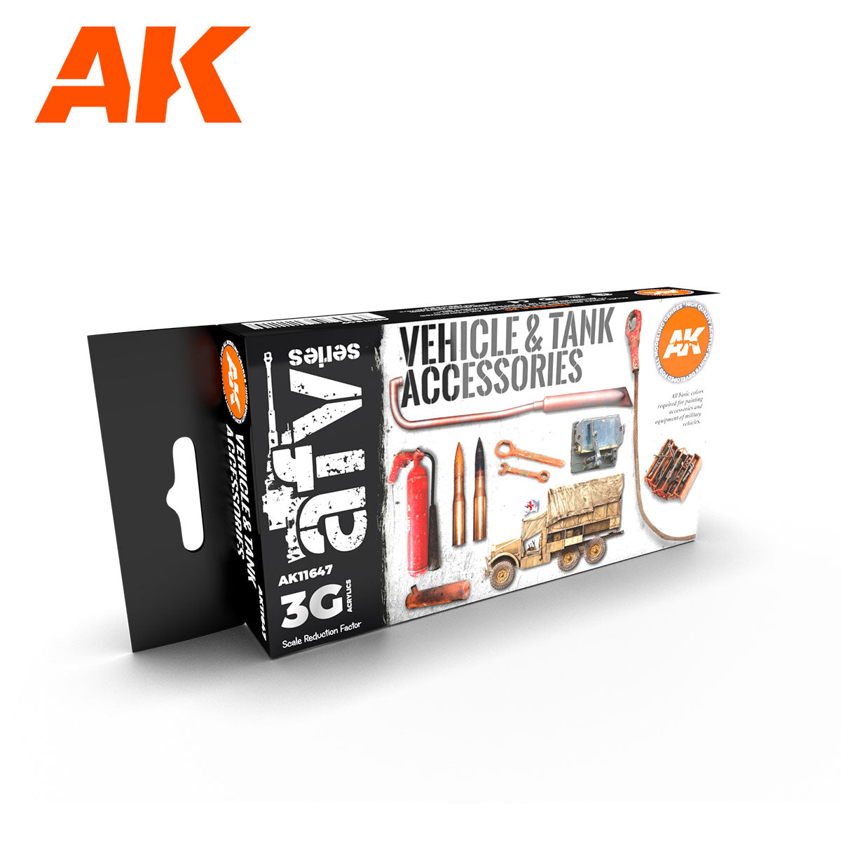 AK Interative TANK ACCESORIES 3G hobby paint – The Combat Company