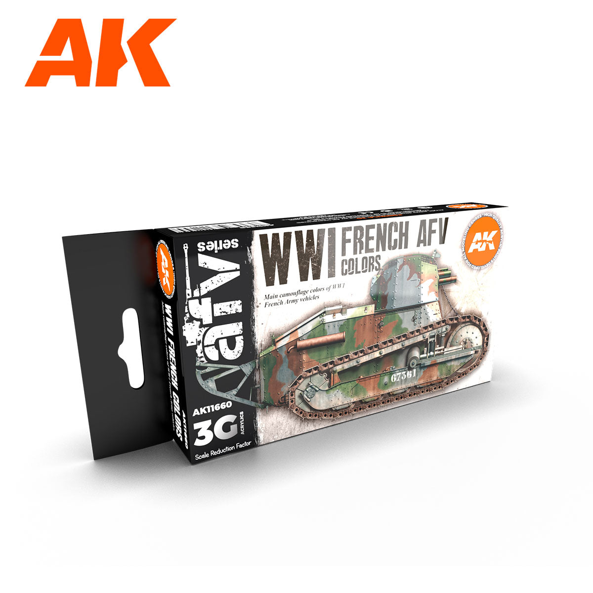 WWI French AFV Colors 3G Set