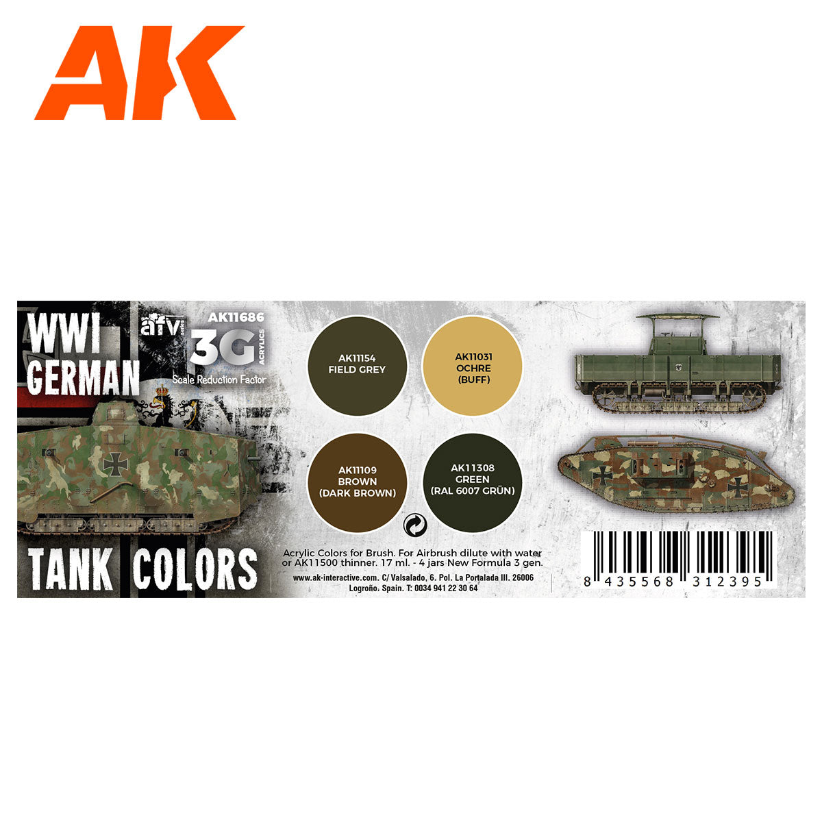 WWI German Tank Colors 3G