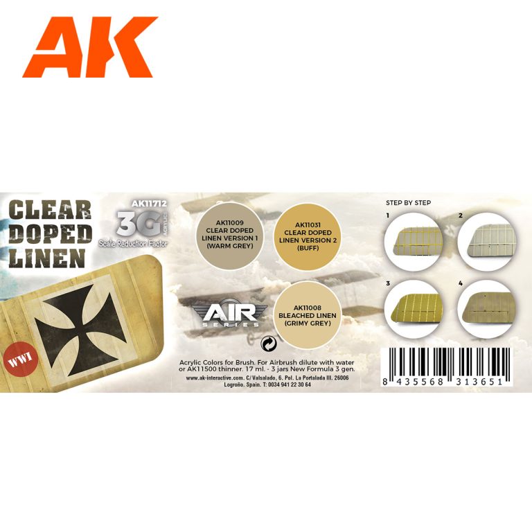 Clear Doped Linen. AK 3rd Gen (Special Order)