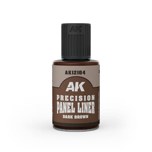 AK Interactive - Dark Brown Precision Panel Liner
