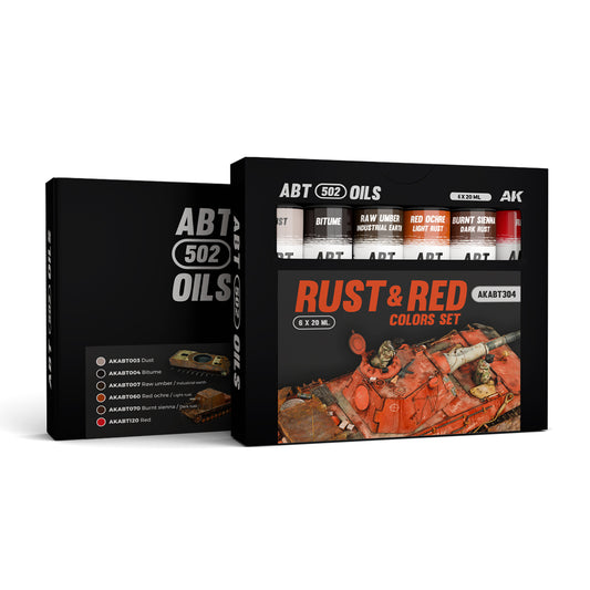 RUST & RED COLORS SET - ABT 502 OILS (New)