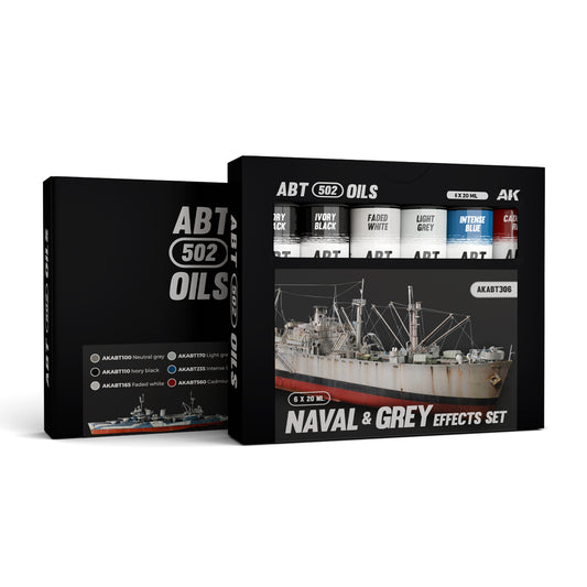 NAVAL & GREY EFFECTS SET - ABT 502 OILS (New)