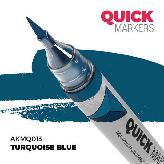 AK Quick Markers - Turquoise Blue