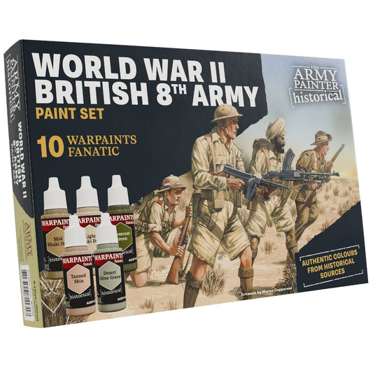 Historical: WWII British 8th Army Paint Set (Pre-Order 16/5/26)