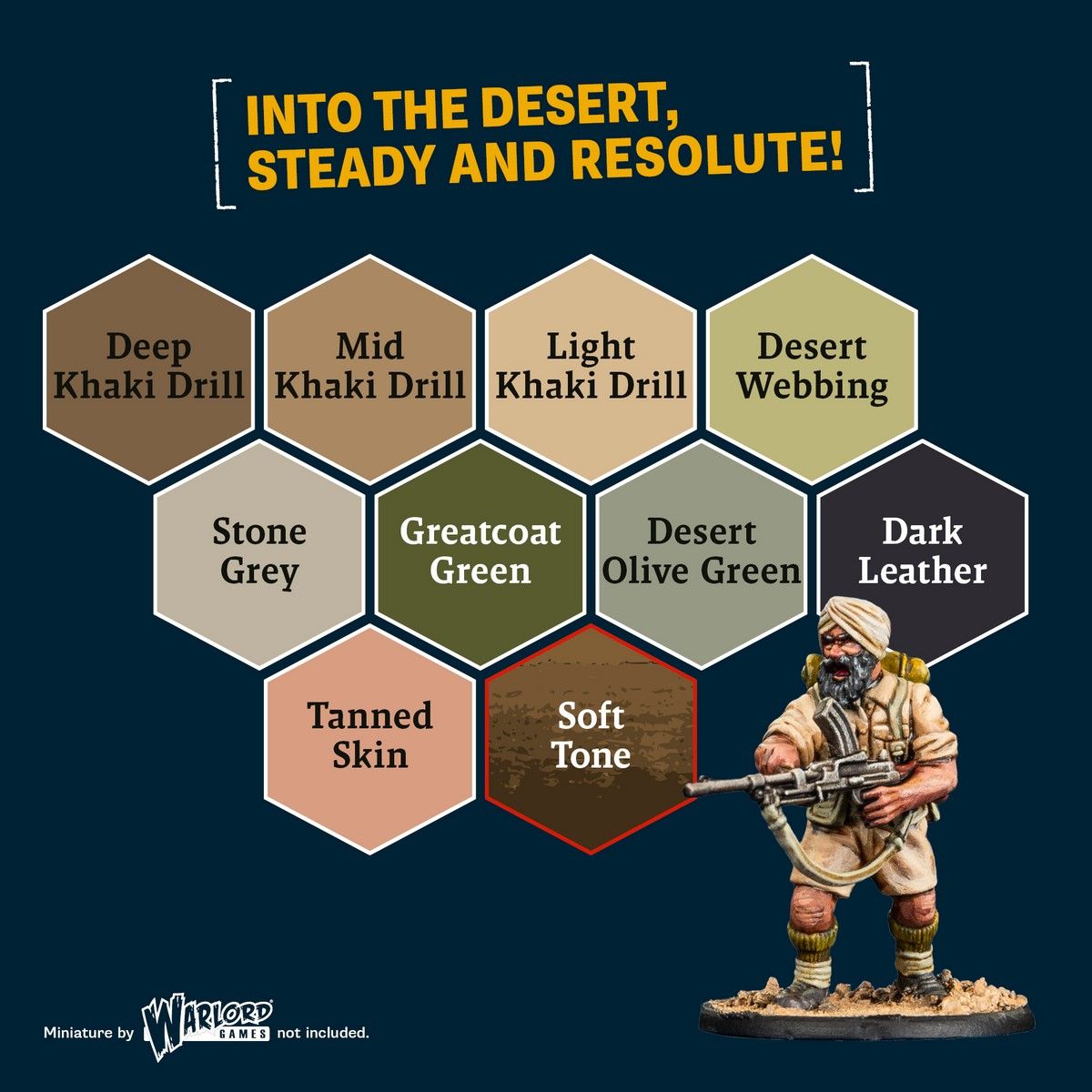 Historical: WWII British 8th Army Paint Set (Pre-Order 16/5/26)