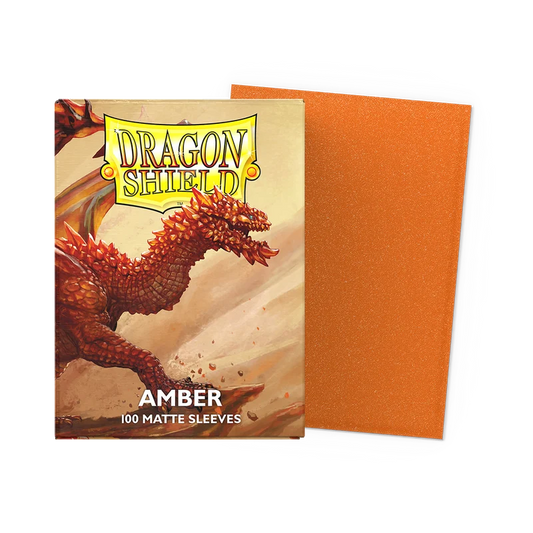 Sleeves - Dragon Shield - Box 100 - Amber MATTE